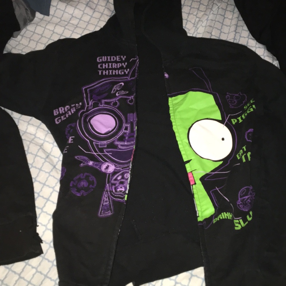 A invader sun zip up men’s jacket.